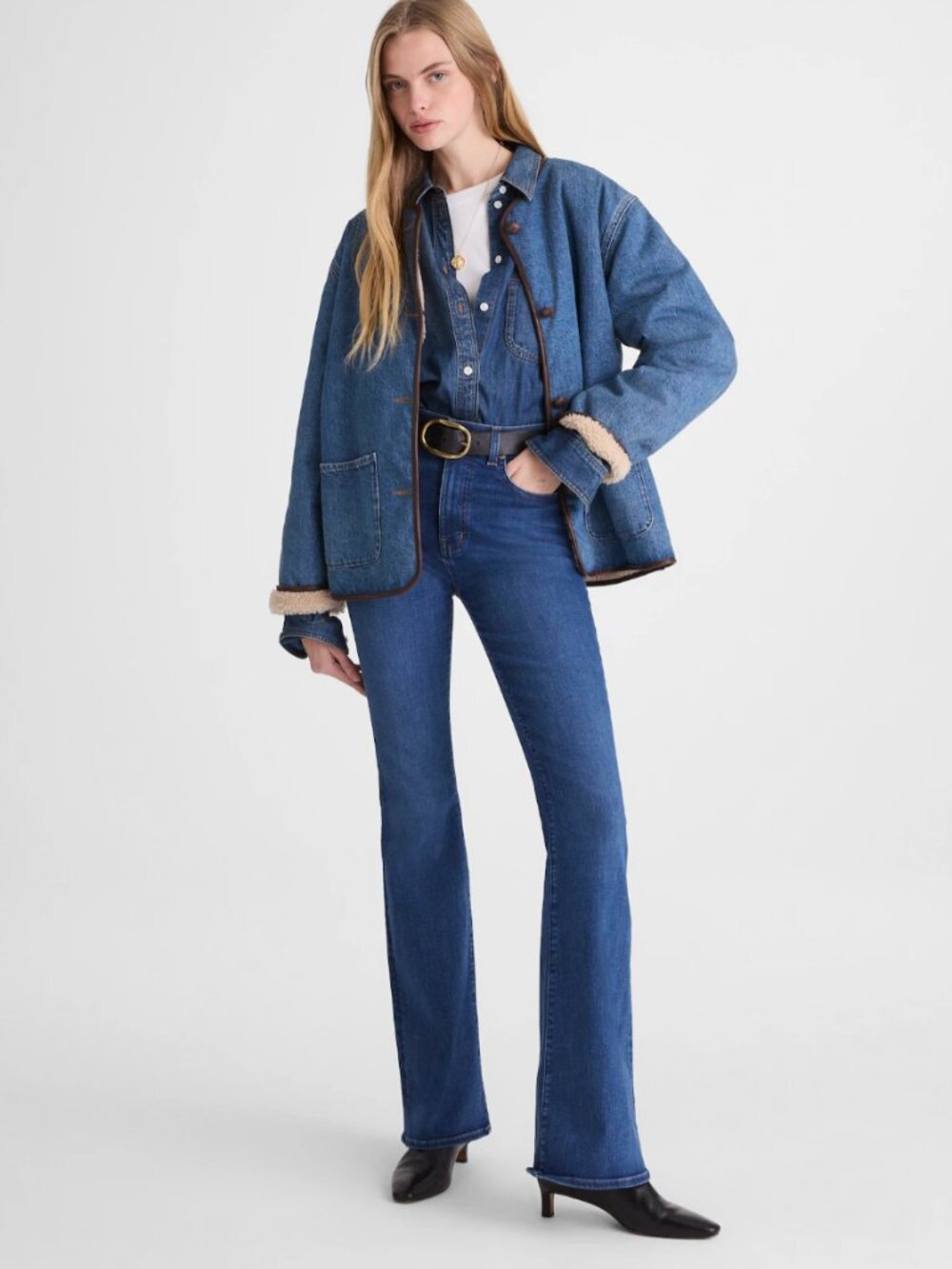 Madewell Fleamarket Flare Jeans - Medium Blue Wash Size 29